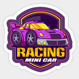 Racing Mini Car Sticker